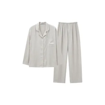 MIIOW Cool One Summer Series Pajama Set Women's Light Gray