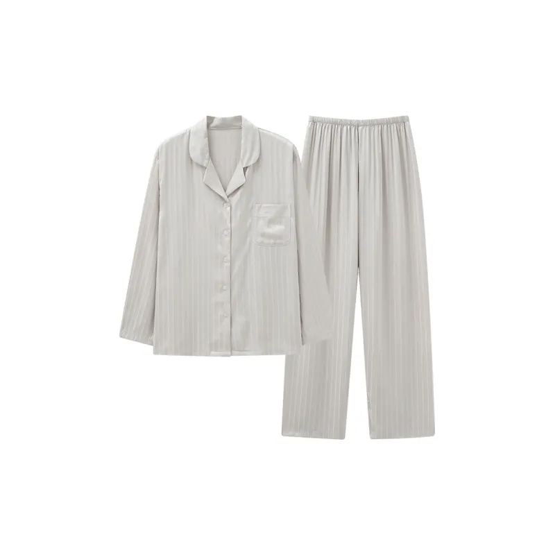 MIIOW Cool One Summer Series Pajama Set Women's Light Gray-0