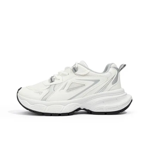 Babaya Slip Resistant Breathable Low Top Kids' running waterproof Shoes White Gray Teenagers