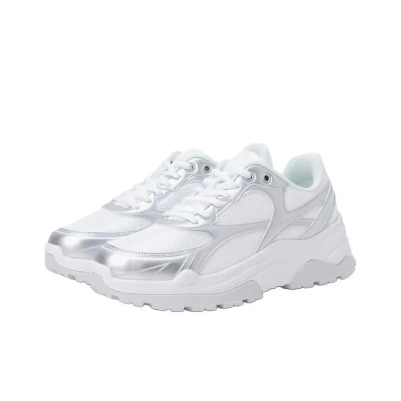 Le Coq Sportif Anti Slip Wear Resistant Low Top Running Shoes Women's White-1