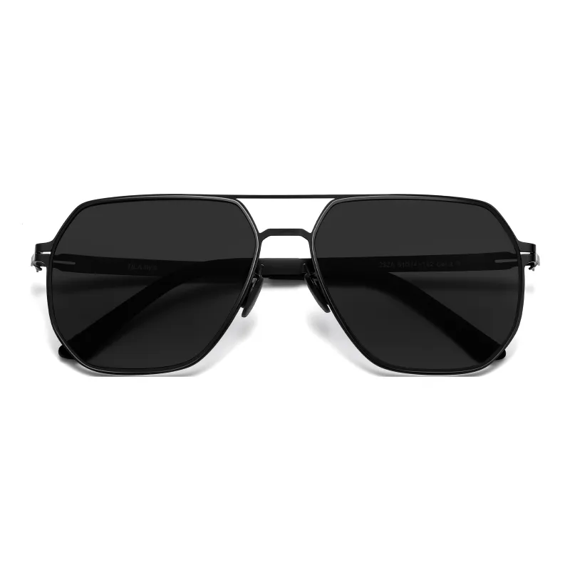 HLA Stainless Steel Aviator Sunglasses Men's-3