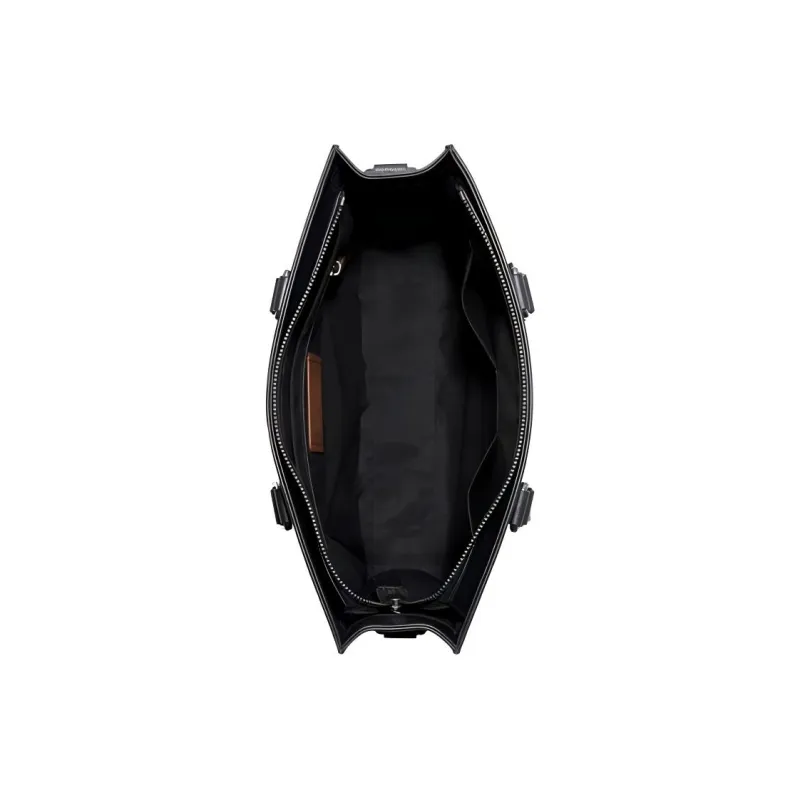 COACH Jean-MichelBasquiat Collaboration Graham Tote Bag Shopping Bag Crossbody Handbag Leather Large Size Men's Black-2