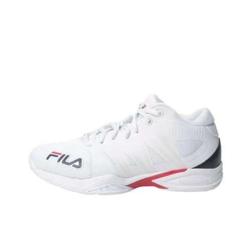 FILA Spaghetti Wear-Resistant Low-Top Training Shoes Men's White