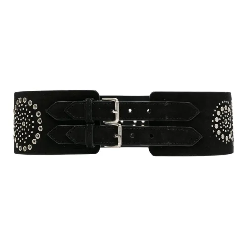 10 CORSO COMO Studded Suede Belt