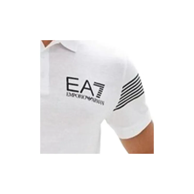 EMPORIO ARMANI EA7 SS22 Polo Shirt Men's White-5