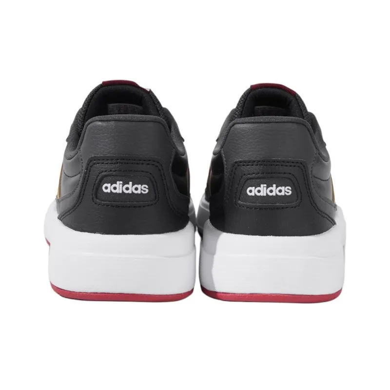 Adidas BASKETBALL Anti Slip Wear Resistant Low Top Skateboard Shoes Unisex Black-5