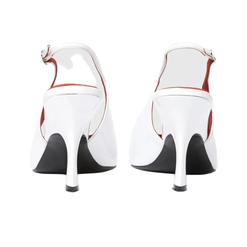 Stella McCartney EElsa Pointed Toe Slingback Pumps-4