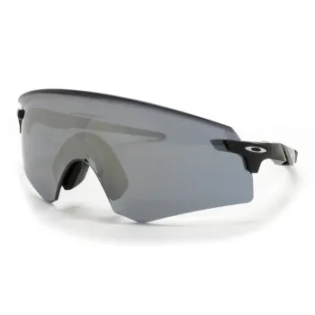 Oakley TR/Memory Plastic Irregular Shape Sunglasses Unisex Black