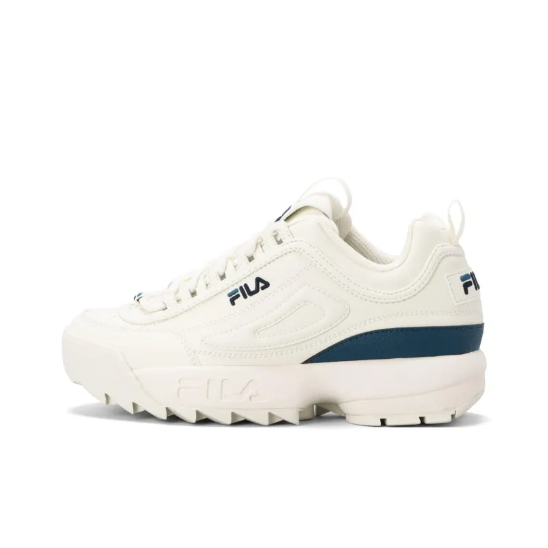 FILA Disruptor 2 Cushioning Low-Top Casual Shoes Unisex Gray White-0