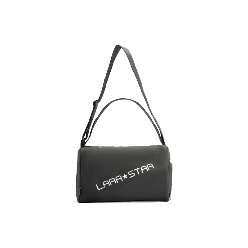 LARA STAR 900D Membrana Dermalis Hybrid Polyester One Shoulder Crossbody Gym Bags Large Size Unisex Black/Green-6