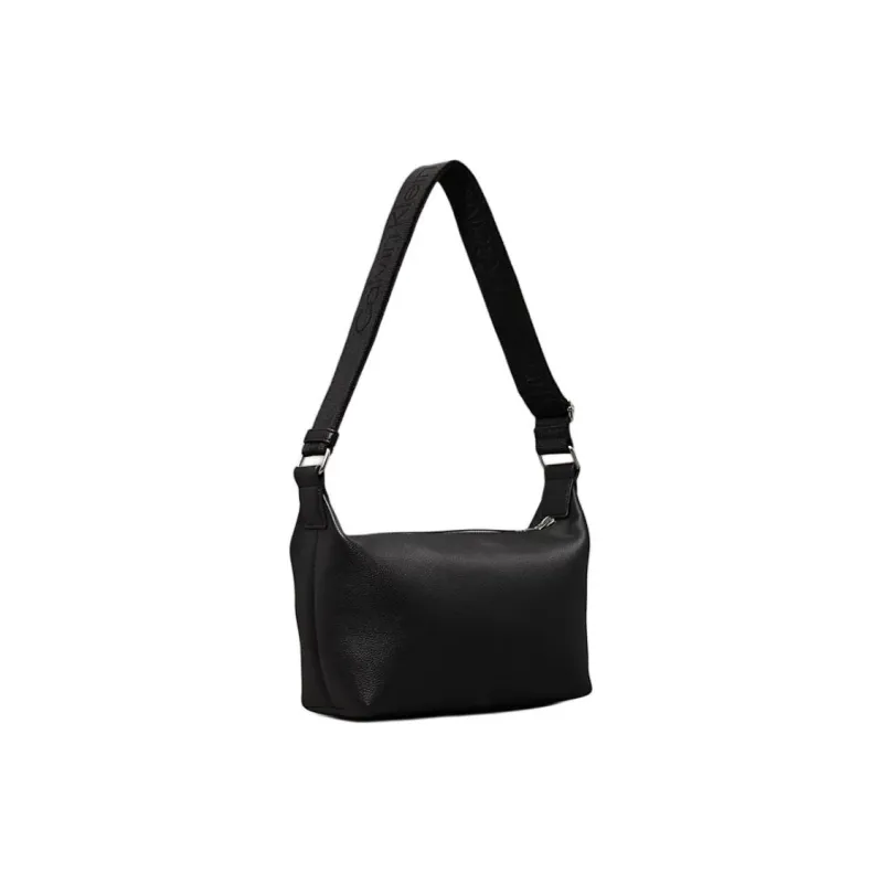 CALVIN KLEIN Polyurethane Shoulder Bag Crossbody Bag Small Size Women's Black-4