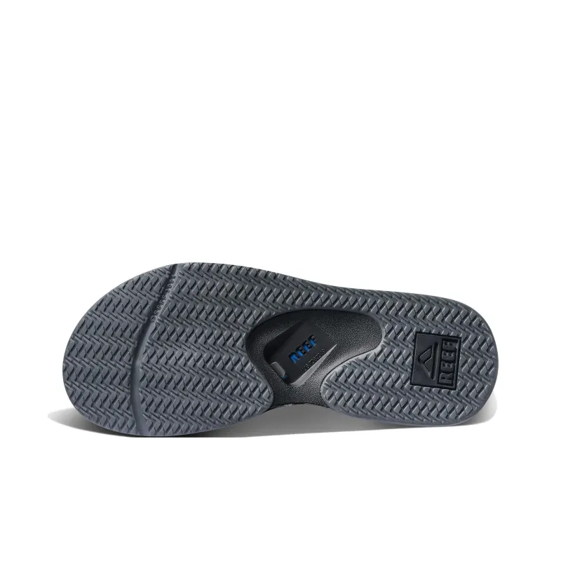 REEF Abrasion-Resistant Slip-Resistant Flip Flops Men's Black Blue-4