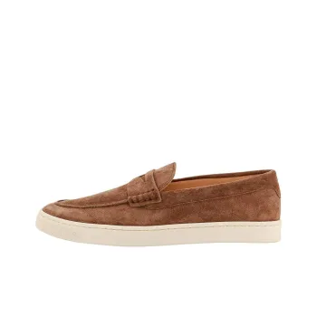 Brunello Cucinelli Penny Slot Round Toe Loafers
