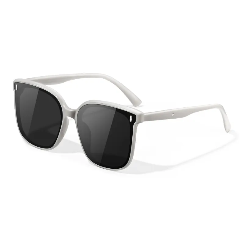 LASHION TR/Memory Plastic Square Sunglasses Unisex-3