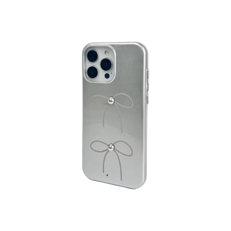 Wei Xin TPU Material Glitter Thread Bowknot Phone Cases Compatible With IPhone 16/15 Pro Max/Apple 13/14 Pro/Max-6