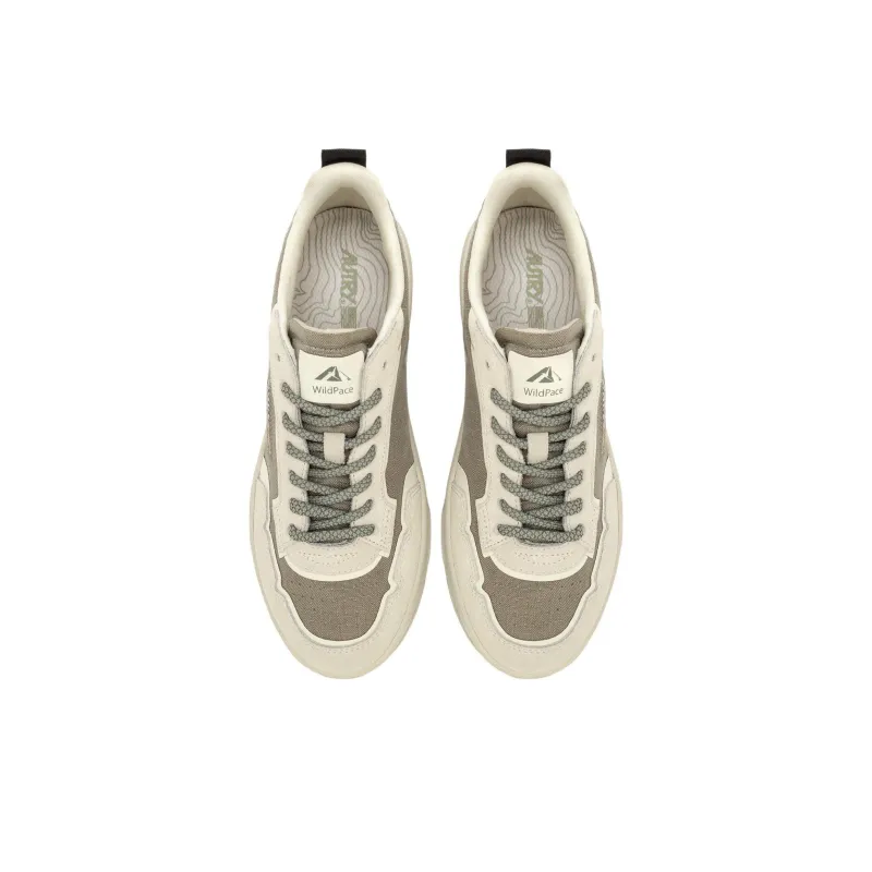 AUTRY Wildpace Low Top Skateboard Shoes Women's Beige Gray-3
