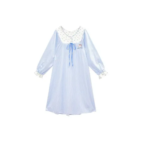 GUKOO x Hello Kitty Nightgown Women's Cloudy Mountain Blue