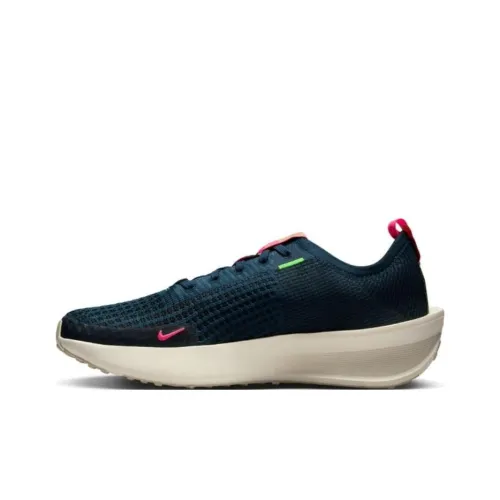 Nike Interact Run Armory Navy Hyper Pink Pale Ivory Green Strike Women's