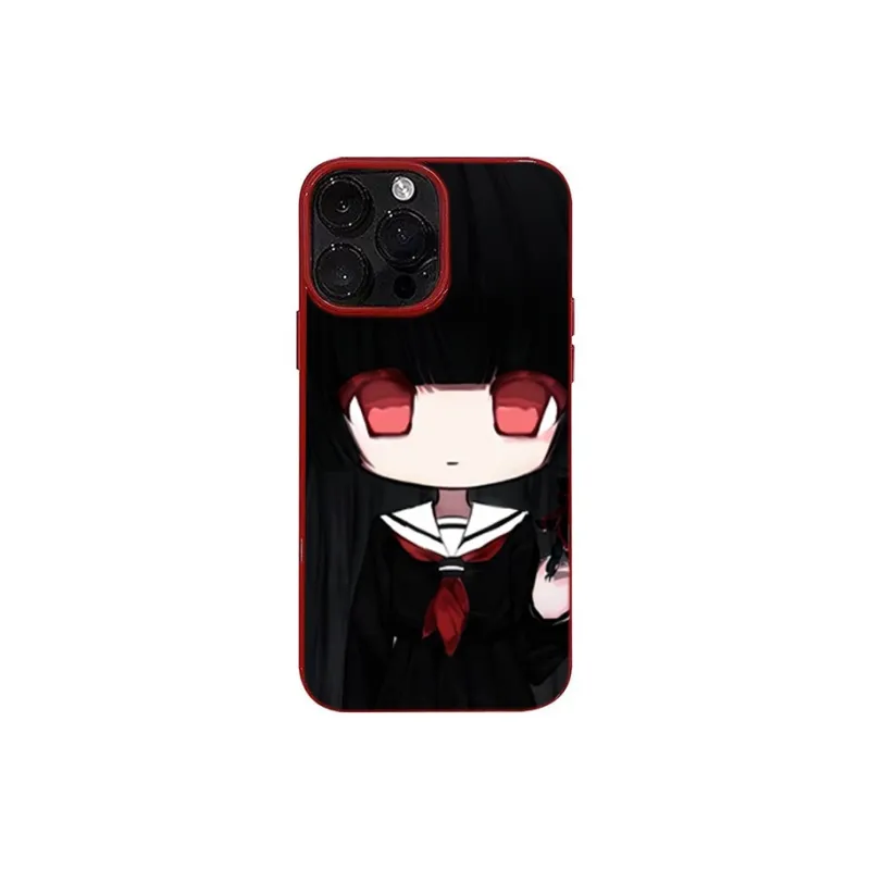 XIANGRIKE TPU Material Little Girl Phone Case Compatible With IPhone 15/14 Plus/13/12/11/15 Pro Max/XS/XR/XS Max/8 Plus-0