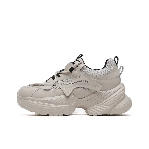 CARDANRO Anti Slip And Wear Resistant Support Balance Lightweight Height Increasing Low Top Chunky Sneakers Women's
