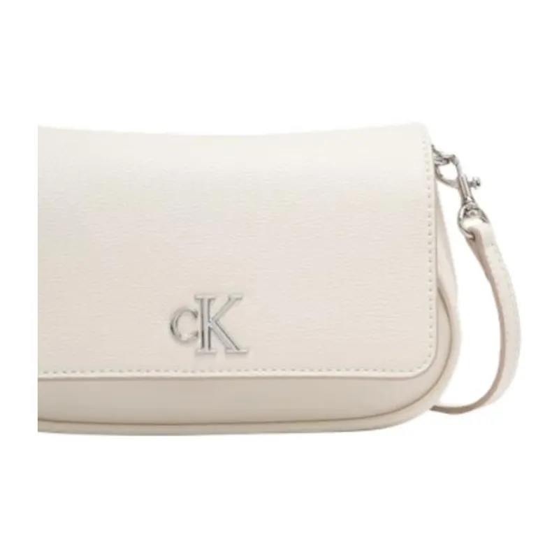 CALVIN KLEIN SS25 Synthetic Material Shoulder Bag, Crossbody Bag Women's Cow Ivory-4