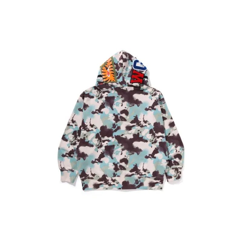 Bape Map Camo Shark Full Zip Hoodie-7