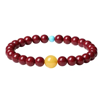 Olampe Reconstructed Cinnabar Bracelets Women's