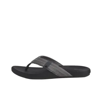REEF Slip-Resistant Flip Flops Men's Gray Black