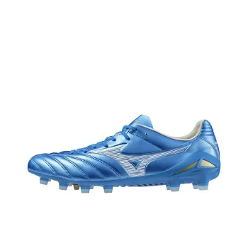 Mizuno Abrasion Resistant Slip Resistant Soccer Shoes Unisex Laser Blue