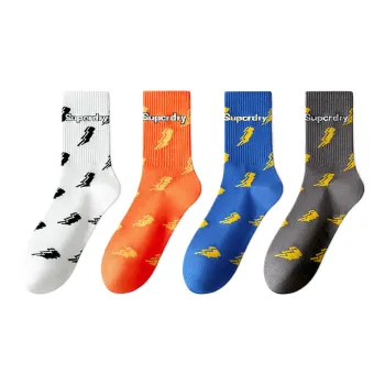 Cotton Gene Mid Calf Socks Men's 4 Pack