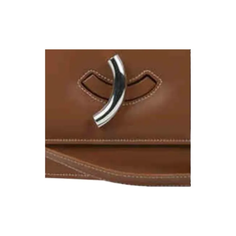 Little Liffner Cow Leather Shoulder Bag Small Size Women's Chocolate Brown-3