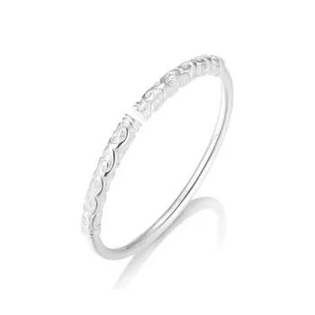 Hui Xuan Charm 999 Fine Silver Bangles Women's
