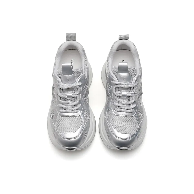 CARDANRO Small sized Sky Vegetables Anti Slip And Wear Resistant Height Increasing Low Top Chunky Sneakers Women's-10