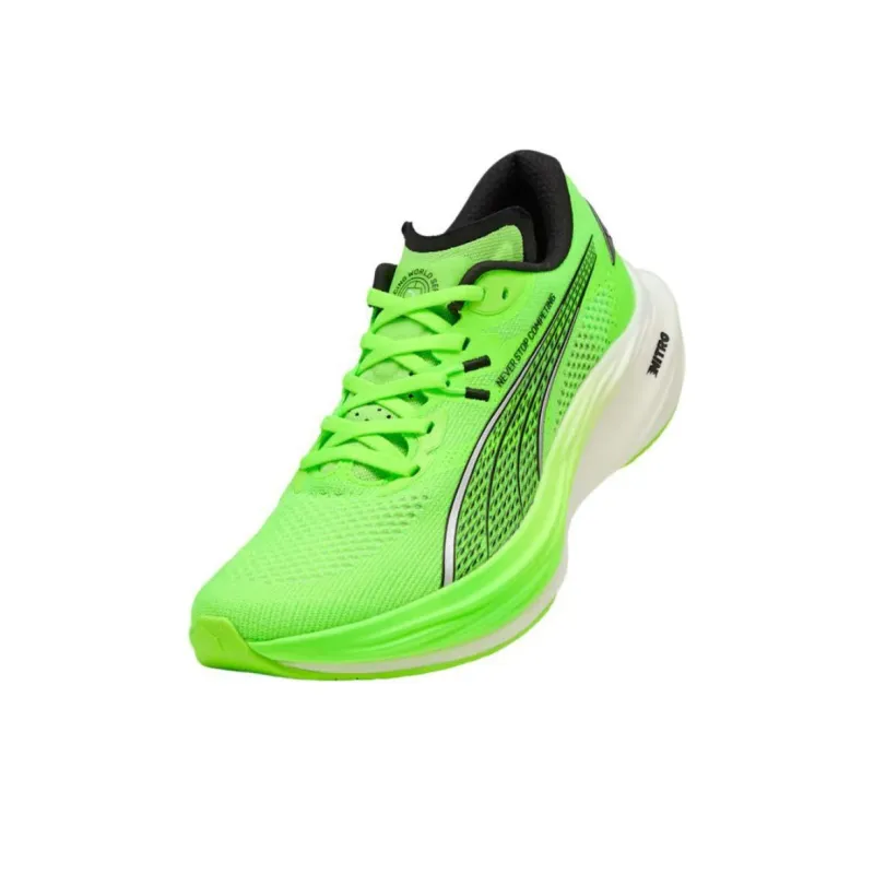 HYROX x PUMA Deviate NITRO 3 Anti Slip Wear Resistant Low Top Running Shoes Men's Green-3