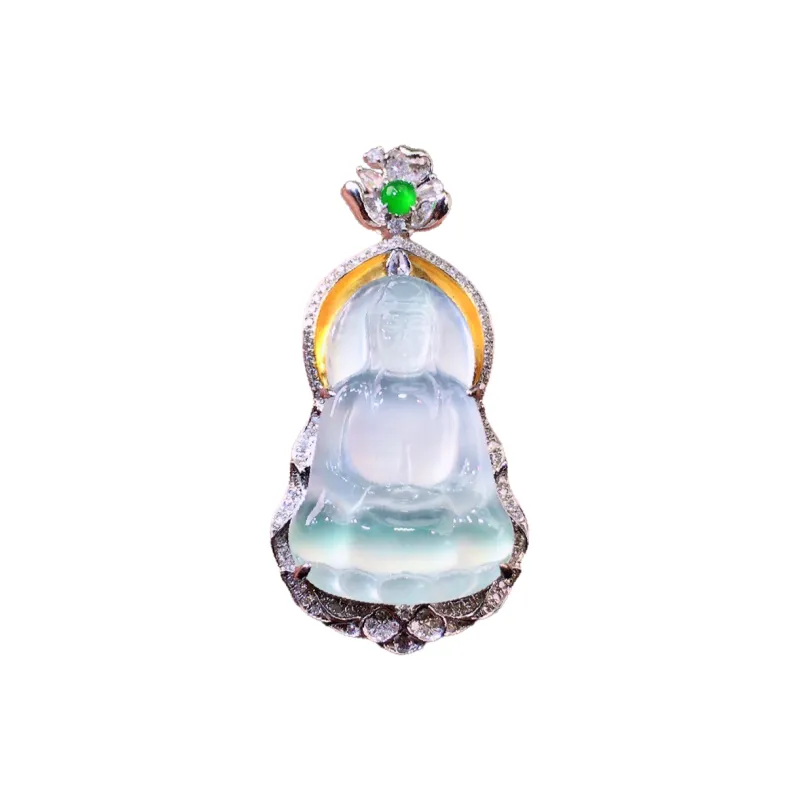 Xiangyan Ice Type Jadeite Necklaces Unisex-0