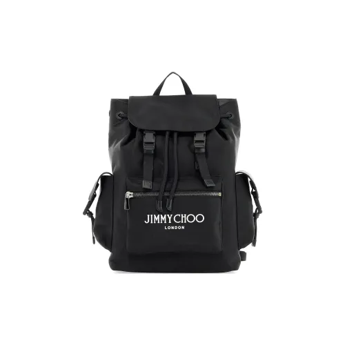 Jimmy Choo Fabric Backpack Men's Black