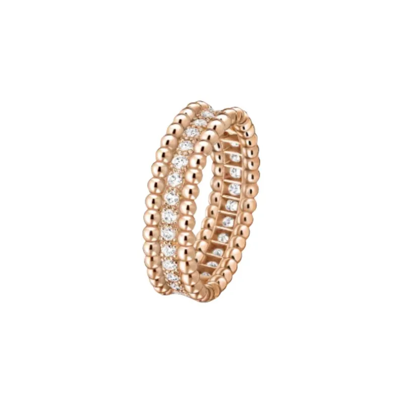 Van Cleef & Arpels Diamond Rings Women's Rose Gold-1