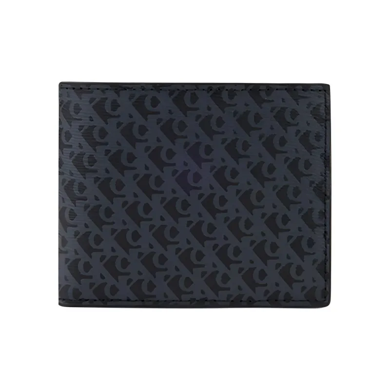 CALVIN KLEIN Cow Leather Wallet Men's Space Black-0