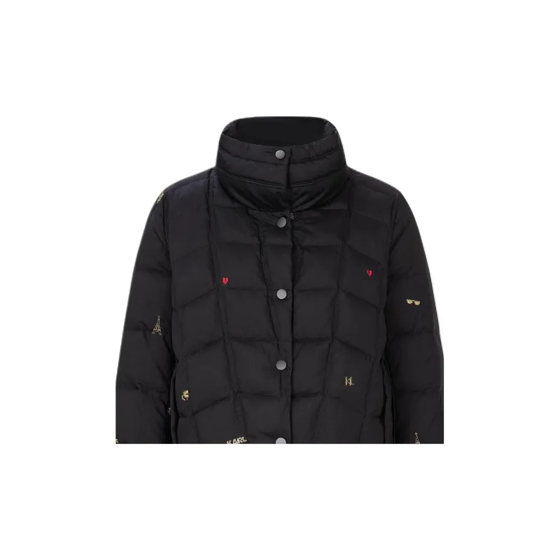 KARL LAGERFELD FW23 Down Jacket Women's Black-6
