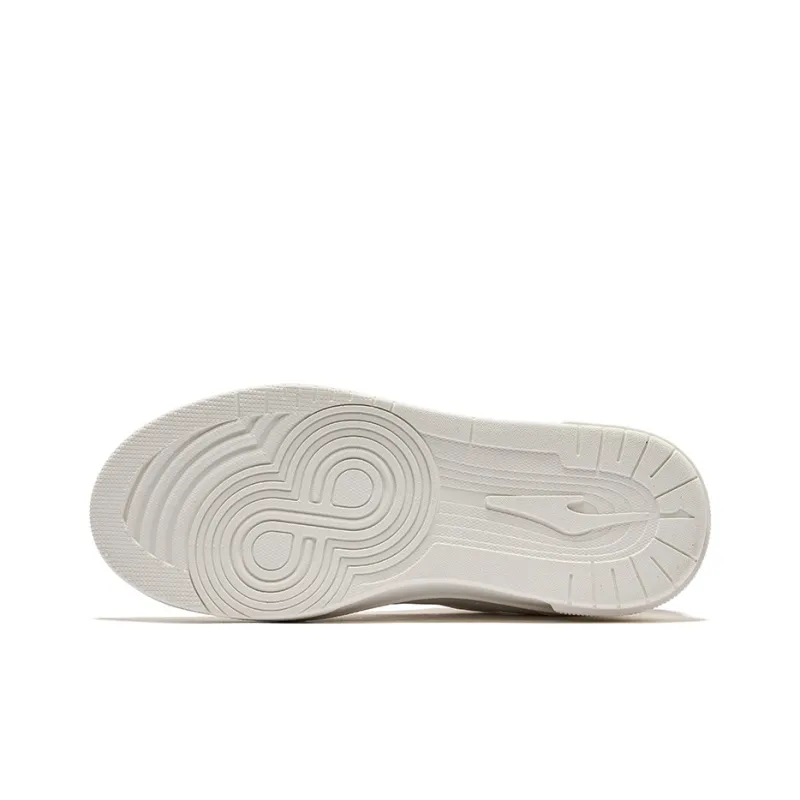 Erke Days And Lightweight Anti Slip Low Top Skateboard Shoes Women's Microcrystal White-4
