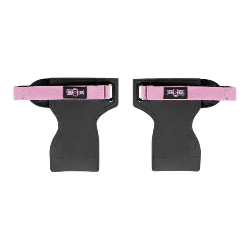 INNSTAR Power Lacing Protective Palm Guards Barbie Pink Rubber NBR Steel Adults-1