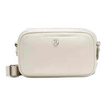 Lululemon Recycled Nylon Camera Bag Shoulder Bag Crossbody Bag Regular Unisex White Opal