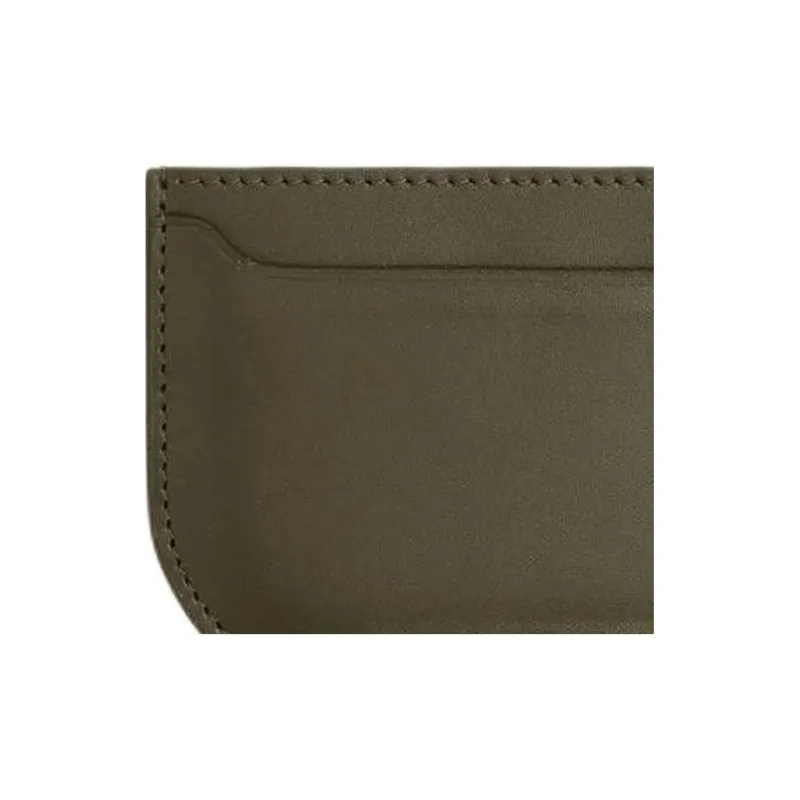 Lemaire Calfskin Card Holder Women's Khaki Green-4
