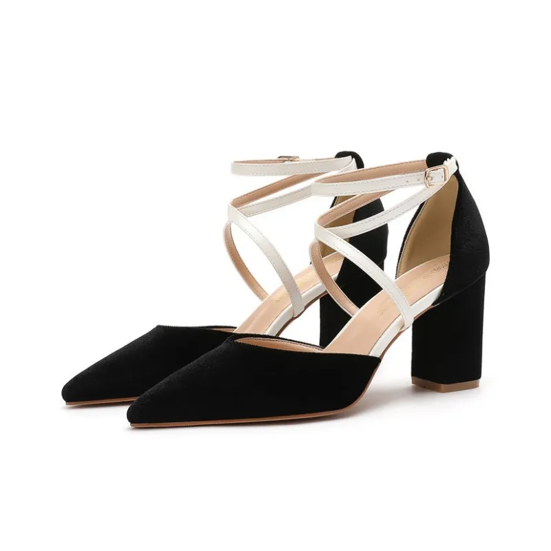 KATHRYN WILSON Chunky Heel High Heels 8cm Women's-1