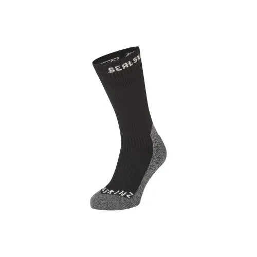 SEALSKINZ 1팩 블랙 남녀공용 크루 삭스