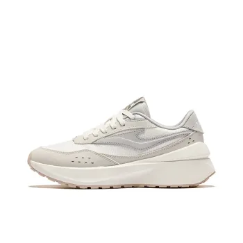 Erke Cushioned Wear Resistant Lightweight Low Top Casual Shoes Women's Microcrystal White Wild Gray