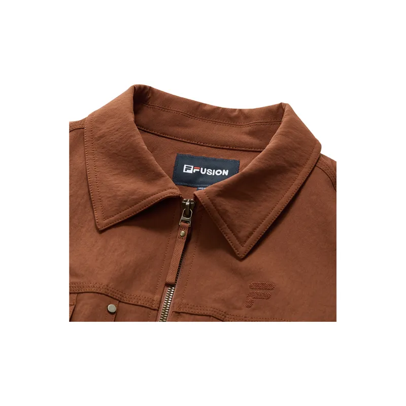 FILA FUSION Jacket Women's Brown Orange-2
