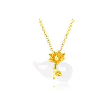 Lao Feng Xiang Chalcedony Necklaces Women's