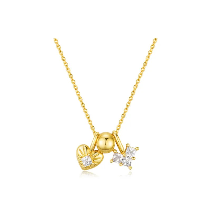 Abyb Charming Rhodium Plated Necklaces Women's-4