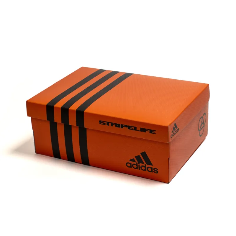 Adidas Anti-Slip Wear-Resistant Low-Top Basketball Shoes Unisex Orange Black-6